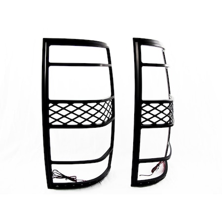 Race Sport 07-13 Chevy Suburban/Tahoe Led Taillight Bezel W/ Brake/Running RS-B0713CHEVY1-TLB
